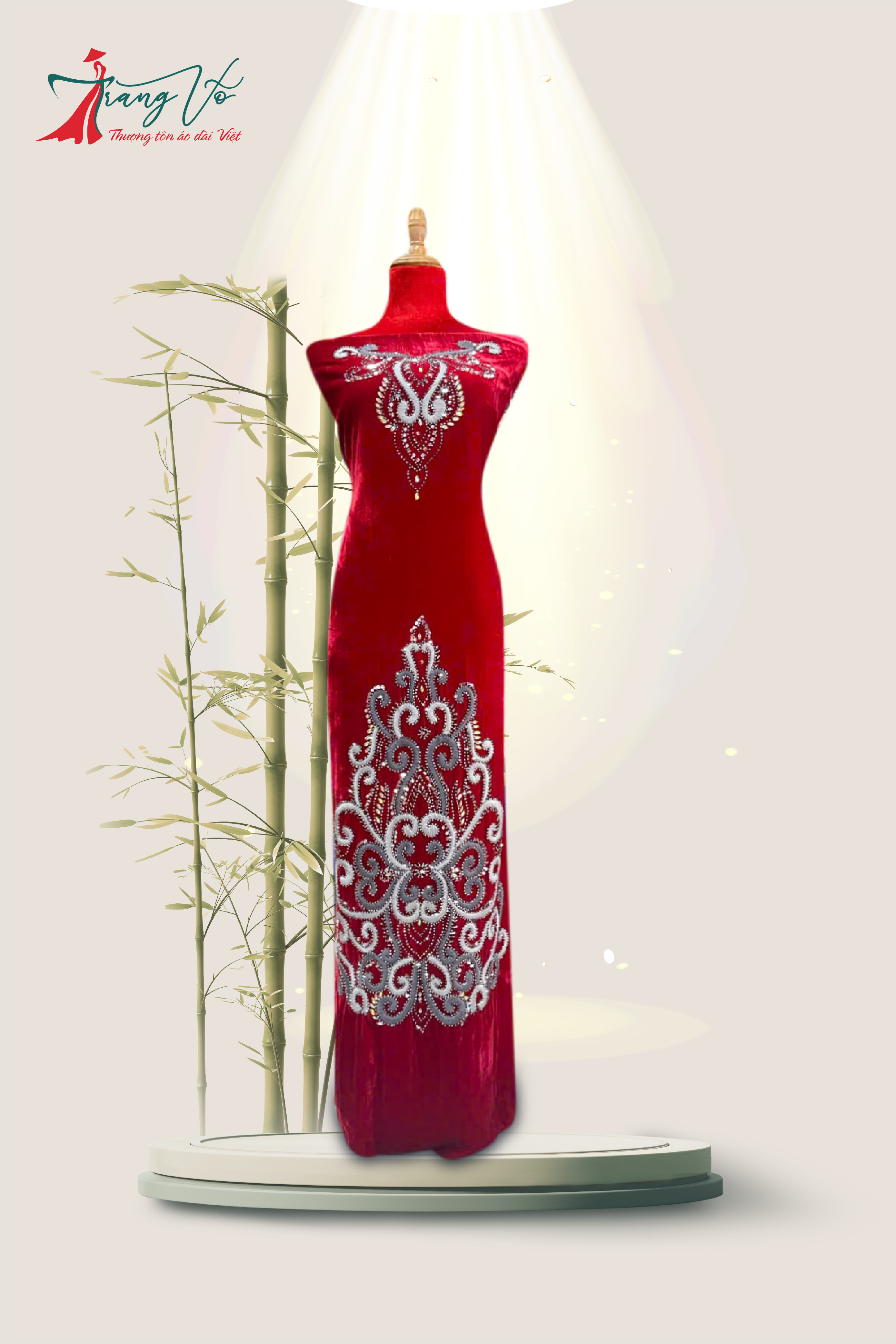 NHUNG TUYẾT THÊU KẾT PHA LÊ HOA LẬP THỂ ĐA SẮC #02112412
